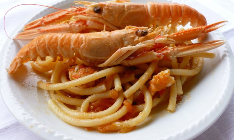 BUCATINI CON GLI SCAMPI