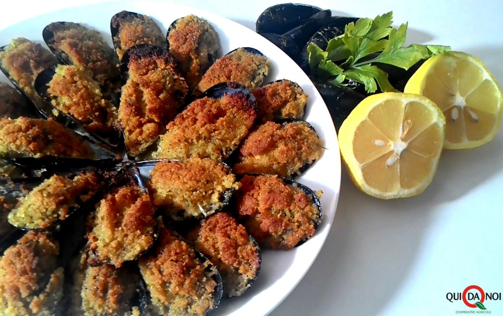 cozze gratinate_ricetta