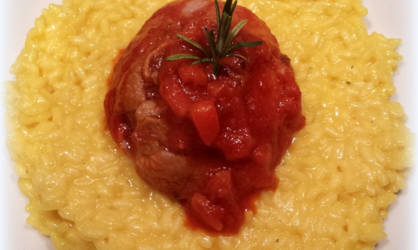 RISOTTO ALLA MILANESE CON OSSOBUCO