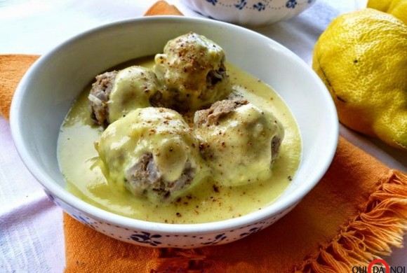 Polpette greche al limone