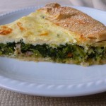 QUICHE DI ERBETTE E PASTA DI PANE