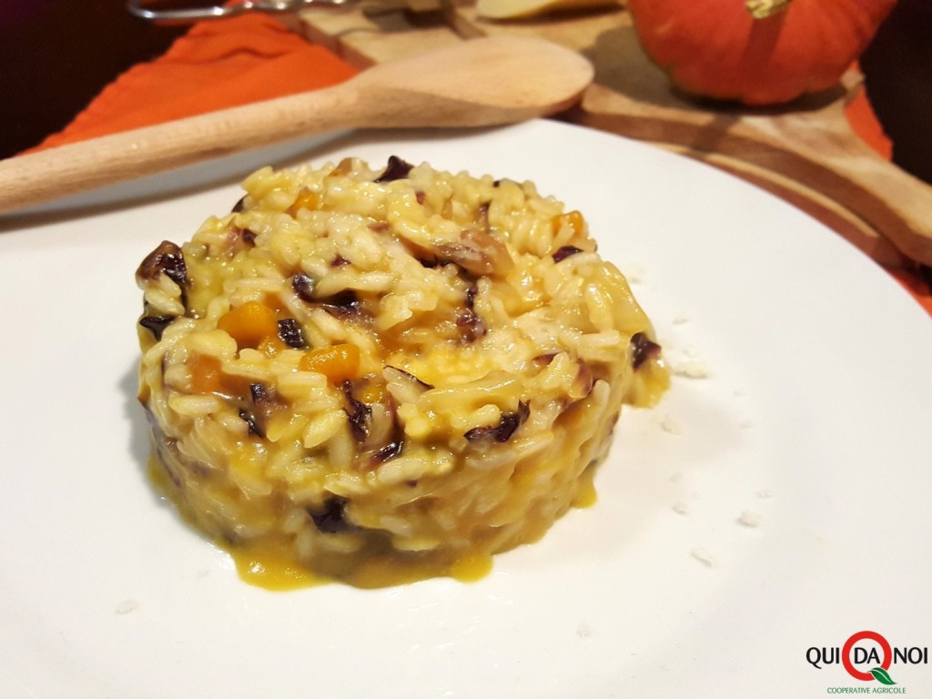 RISOTTO RADICCHIO ZUCCA E CACIOCAVALLO 1