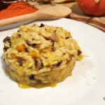 RISOTTO AL RADICCHIO, ZUCCA E CACIOCAVALLO