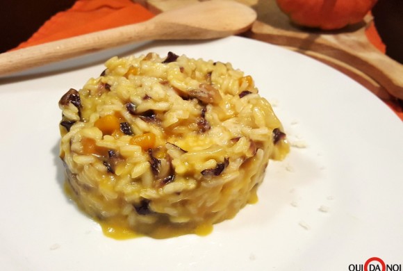 RISOTTO AL RADICCHIO, ZUCCA E CACIOCAVALLO