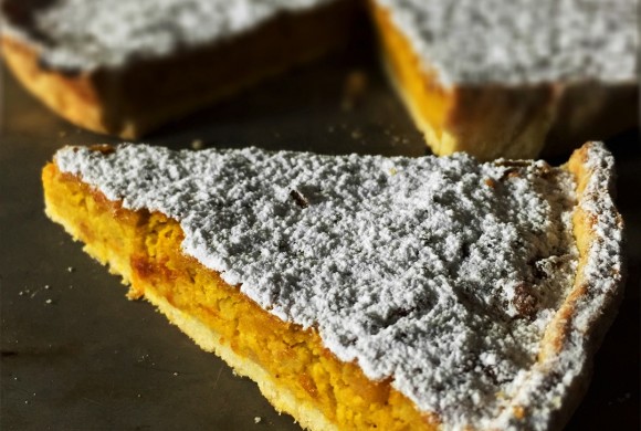 CROSTATA DI ZUCCA E MELA CON BRISÉE DOLCE ALL’OLIO