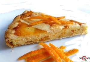 Crostata di ricotta e marmellata di arancia Goccia di Sole