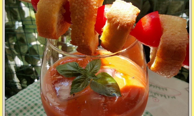 GAZPACHO CON CROSTINI