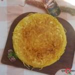 Frittata di spaghetti con salsiccia Clai