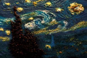 Riproduzione de la "Notte Stellata", Vincent van Gogh
