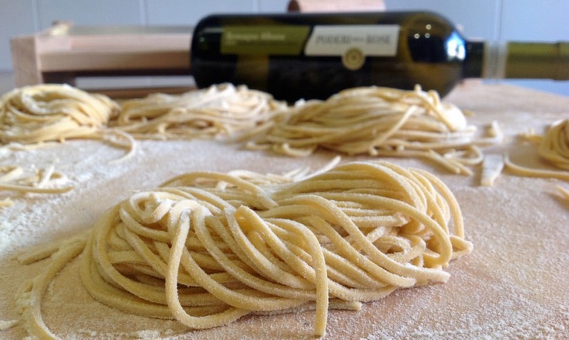 SPAGHETTI ALLA CHITARRA CON ROMAGNA ALBANA