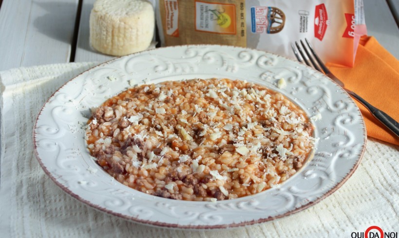 RISOTTO AL RAGU’ SEMPLICE E CAPRINO