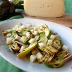 Insalata di carciofi e Casciotta d'Urbino D.O.P.