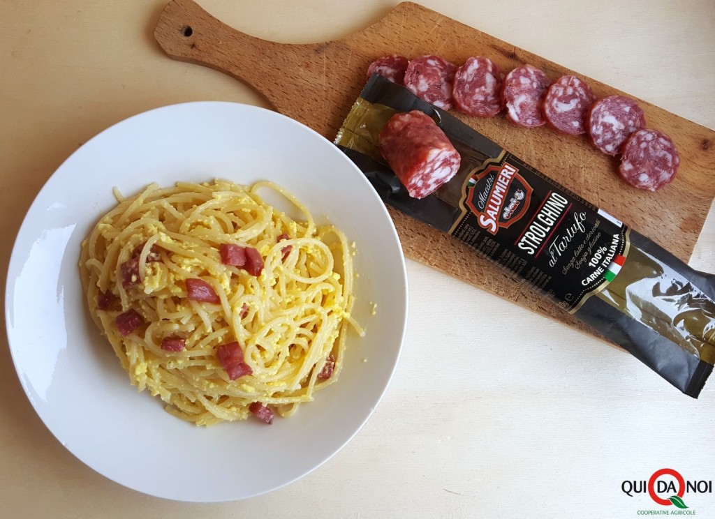 carbonara salame tartufo