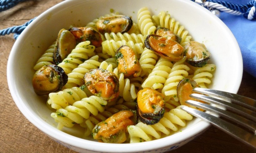 FUSILLI CON LE COZZE IN BIANCO