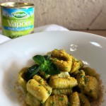 GNOCCHI DI PISELLI E MENTA CON BOTTARGA DI MUGGINE