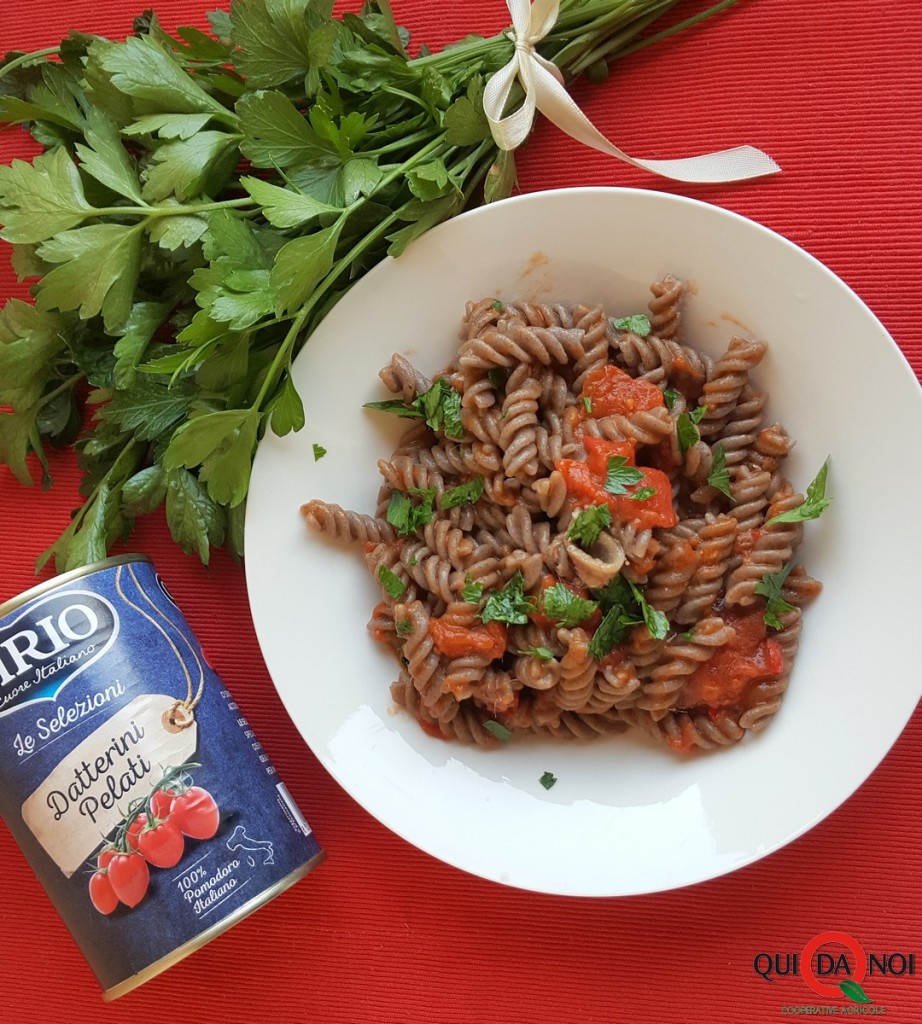 fusilli grano saraceno con sugo di alici