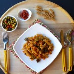 Penne integrali vegetariane