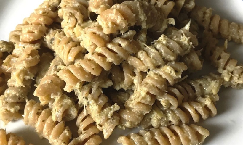 Fusilli alla crema di carciofi e mandorle by Chiara Rancan