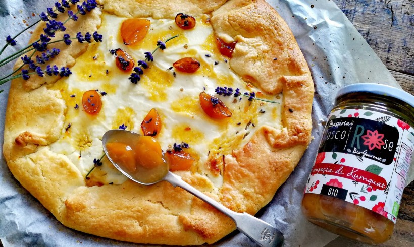 Galette del sole ai fiori di lavanda