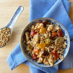 Insalata di farro, tonno e verdure