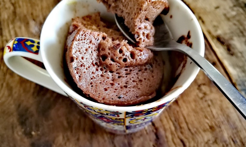 Mug cake al cacao