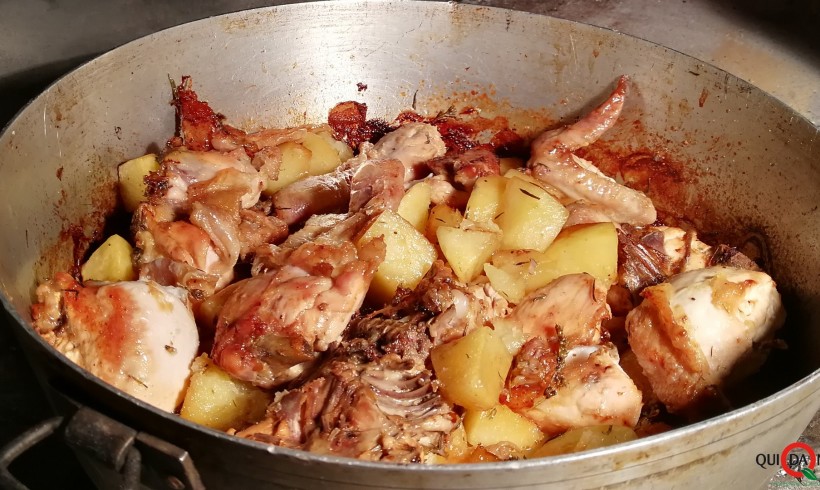 Pollo e patate al forno