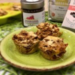 Muffin salati con bulgur e ciliegini secchi