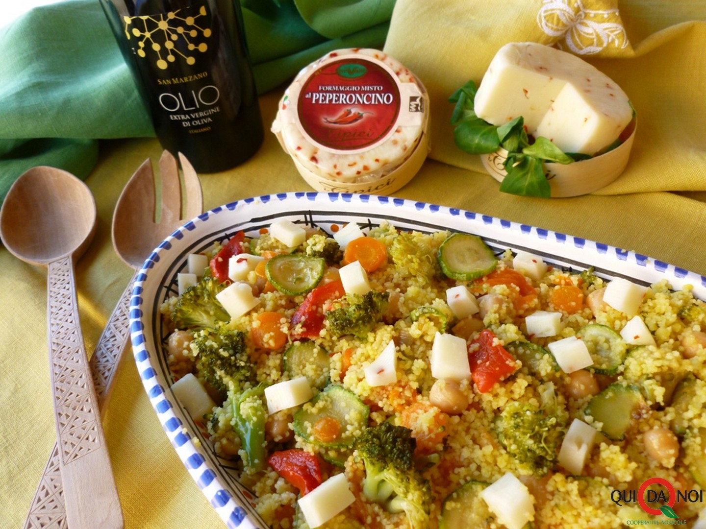 Insalata di cuscus e formaggio al peperoncino- Grassi (2)