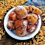 Frittelle di zucca disidratata e cioccolato