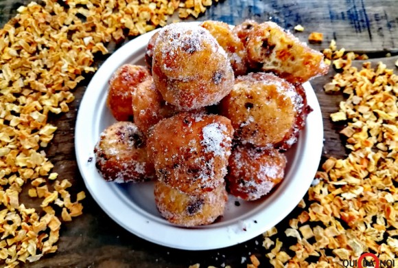 Frittelle di zucca disidratata e cioccolato