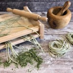 Spaghetti alla chitarra agli spinaci