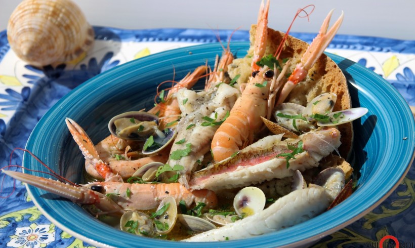 Zuppa di pesce a cottura differita