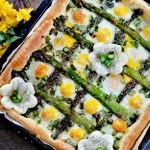 Torta di asparagi e uova