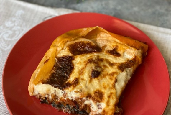 Moussaka di lenticchie e melanzane