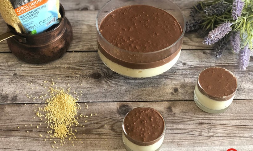 Crema di miglio al cioccolato e mascarpone