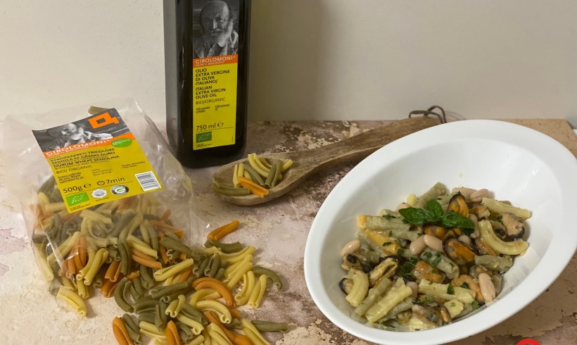 Strozzapreti cozze e fagioli