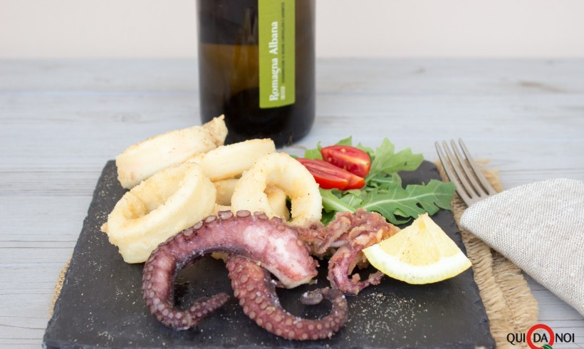 Frittura di calamari e polpo