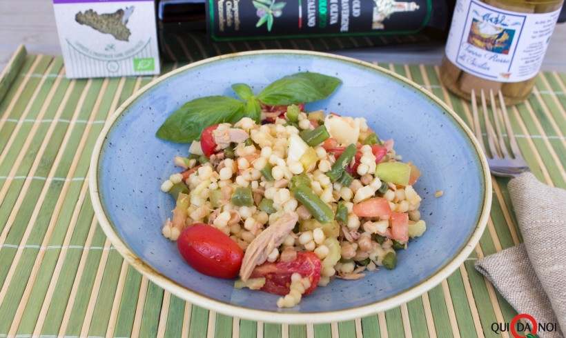 Insalata fredda di fregola sarda