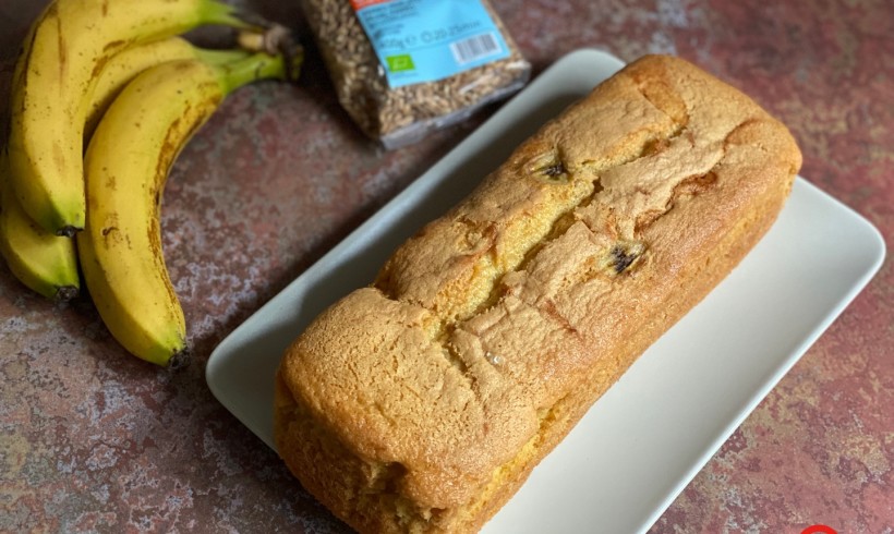 Plumcake di farro e banane