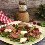 Roast beef con insalata nappata al miele millefiori di macchia mediterranea